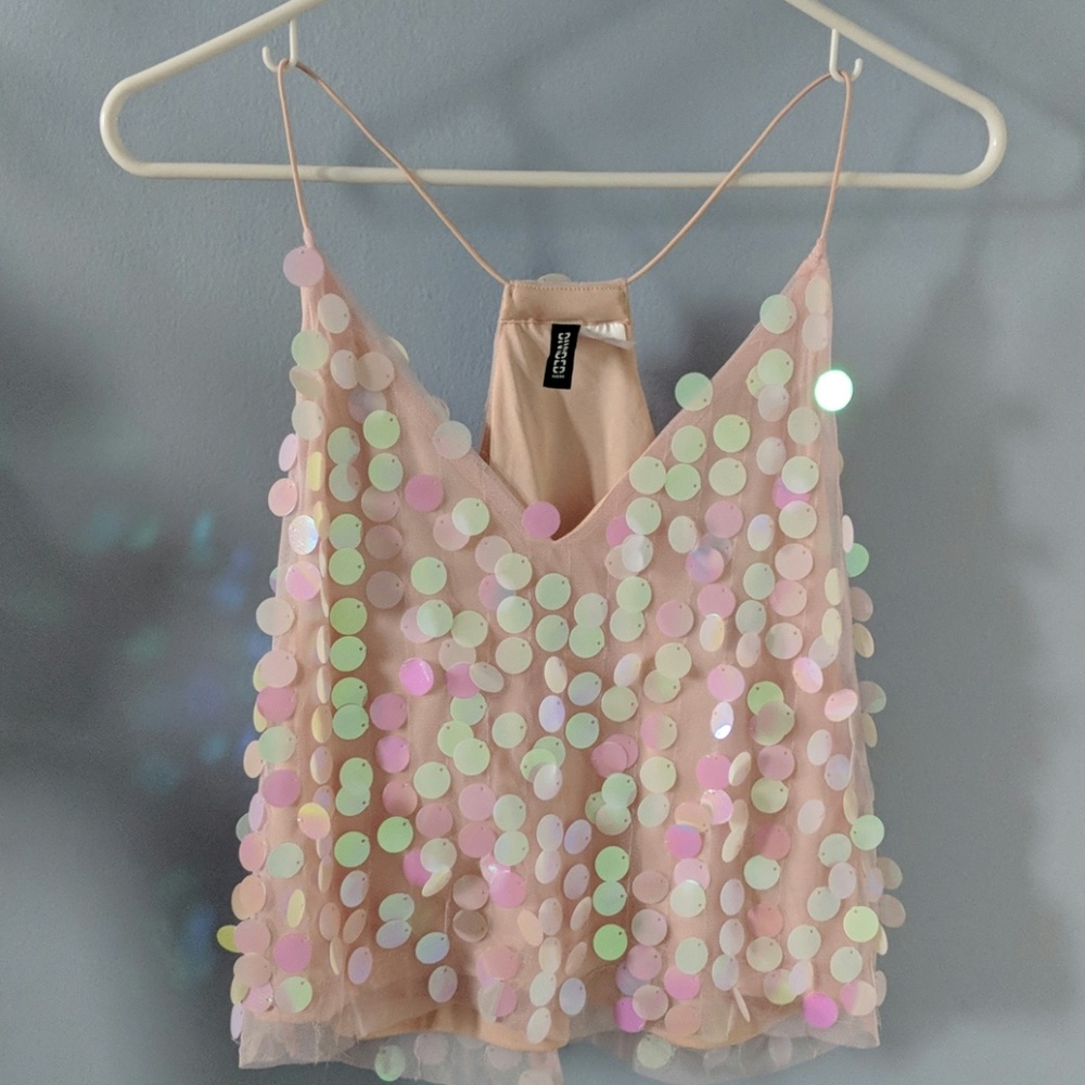 Sequins tank top